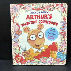 Arthur's Valentine Countdown (Marc Brown) (Valentine's Day) -holiday board