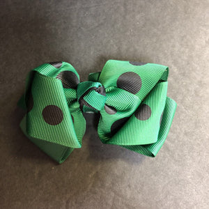 Polka Dot Hairbow Clip