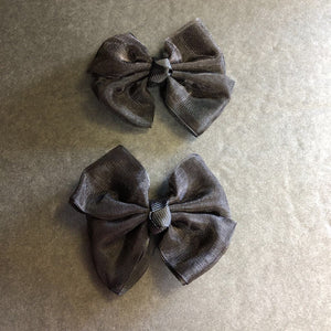 2pk Tulle Hairbow Clips