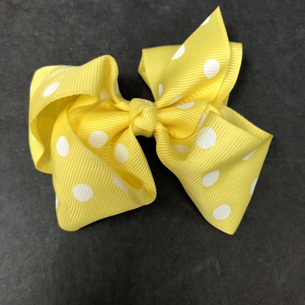 Polka Dot Hairbow Clip