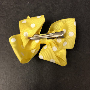 Polka Dot Hairbow Clip