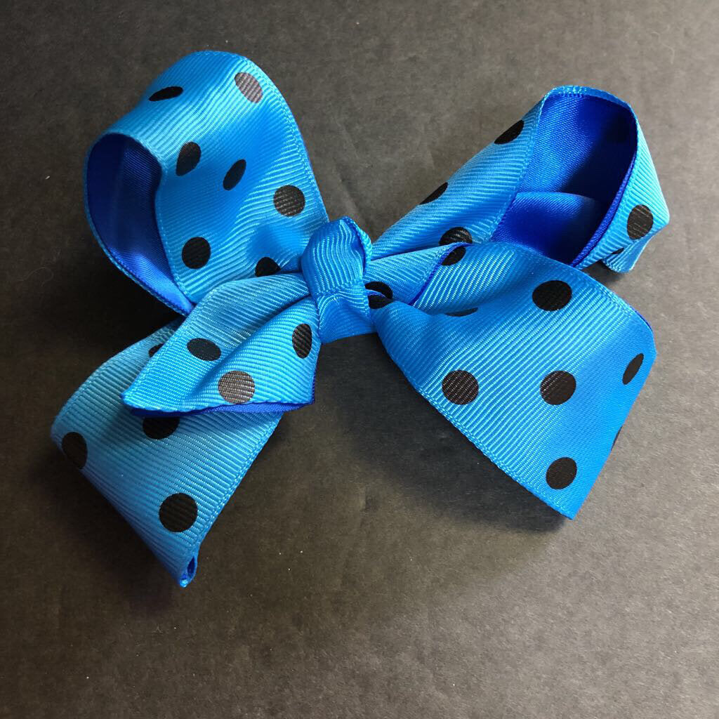 Polka Dot Hairbow Clip