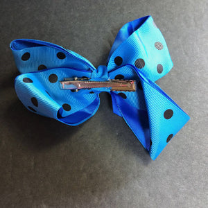 Polka Dot Hairbow Clip