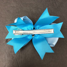 Load image into Gallery viewer, Two Tone Bow Hairbow Clip
