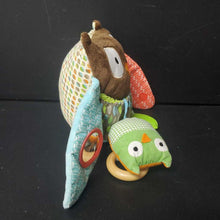 Load image into Gallery viewer, Treetop Friends Hug &amp; Hide Owl Chime Rattle Toy
