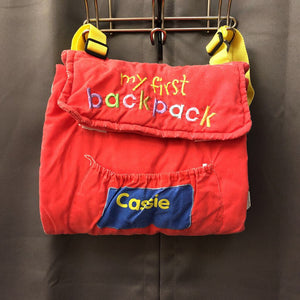 "my first backpack "Cassie" Soft Book