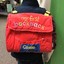Load image into Gallery viewer, &quot;my first backpack &quot;Cassie&quot; Soft Book

