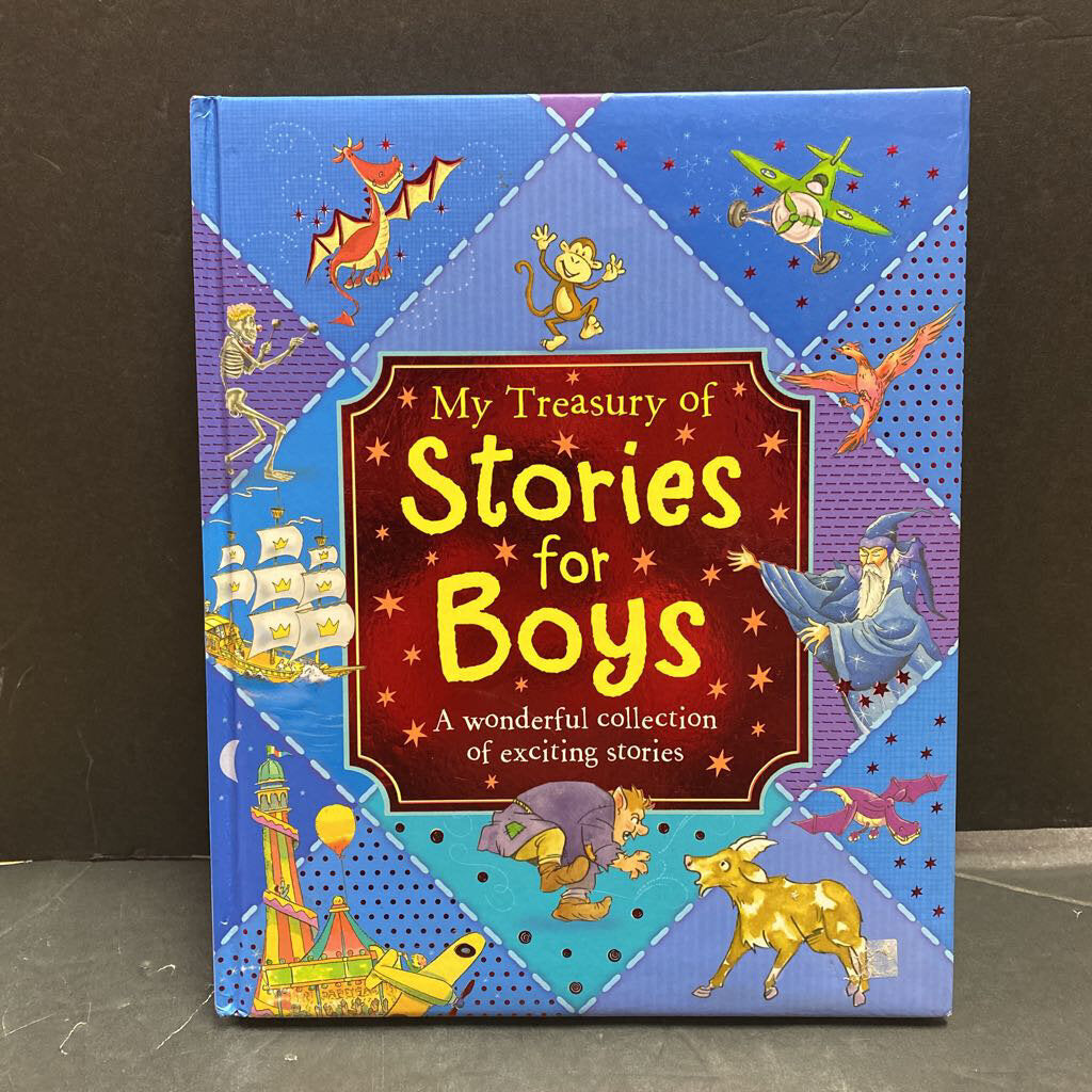 My Treasury of Stories for Boys (Bedtime Story) -hardcover
