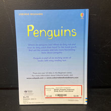 Load image into Gallery viewer, Penguins (Usborne) (Emily Bone) -educational hardcover
