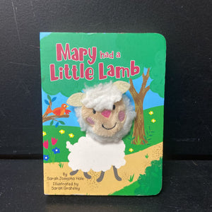 Mary Had A Little Lamb (Sarah Josepha Hale) -puppet board