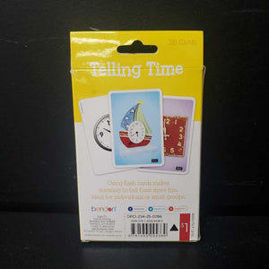 36pk Telling Time Flash Cards