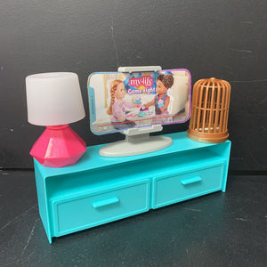 Living Room Furniture & Accessories Set for 18" Doll