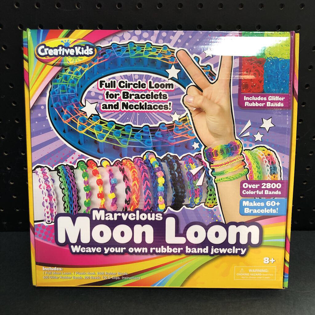 Marvelous Moon Rubber Band Jewelry Loom (Creative Kids) – Encore