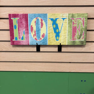 "Love" Canvas Wall Art