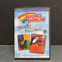 Load image into Gallery viewer, Reading Rainbow Music, Music, Everywhere -episode
