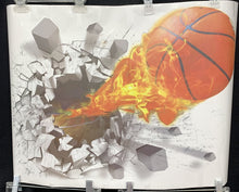 Load image into Gallery viewer, Fire Basketball wall sticker
