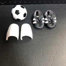 Load image into Gallery viewer, 5pc Soccer Accessories Set for 18&quot; Doll
