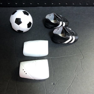 5pc Soccer Accessories Set for 18" Doll