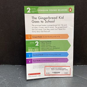 The Gingerbread Kid Goes To School (Penguin Young Readers Level 2) -reader