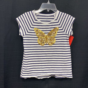 Striped butterfly top