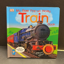 Load image into Gallery viewer, My Best Pop-up Noisy Train book (DK Kids)-sound
