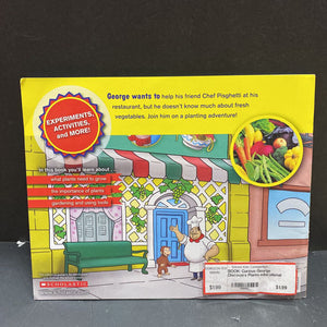 Curious George Discovers Plants-educational paperback