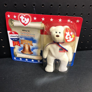 Libearty the Bear USA Teenie Beanie Baby American Trio 2000 Vintage Collectible