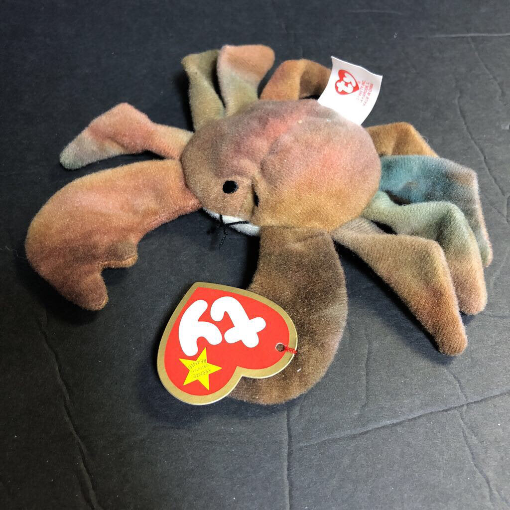 Claude the Crab Rare Teenie Beanie Baby 1993 Vintage Collectible