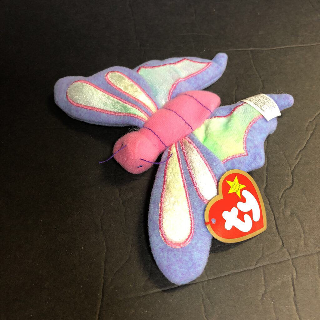 Flitter the Butterfly Teenie Beanie Baby 1999 Vintage Collectible