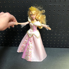 Load image into Gallery viewer, Sleeping Beauty Doll in Flower Dress Battery Operated
