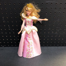 Load image into Gallery viewer, Sleeping Beauty Doll in Flower Dress Battery Operated
