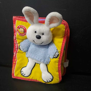 "Sunday Bunny" Soft Book Rattle (Baby Blessings)