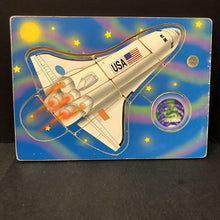 Load image into Gallery viewer, 9pc Space Shuttle Wooden Puzzle
