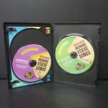Load image into Gallery viewer, Treasured Memory Verse Songs 3 Disc Mystery Island Bible School Songs-Religion(Answers in Genesis)
