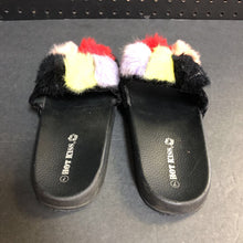 Load image into Gallery viewer, Girls Pom-Pom Slide On Shoes

