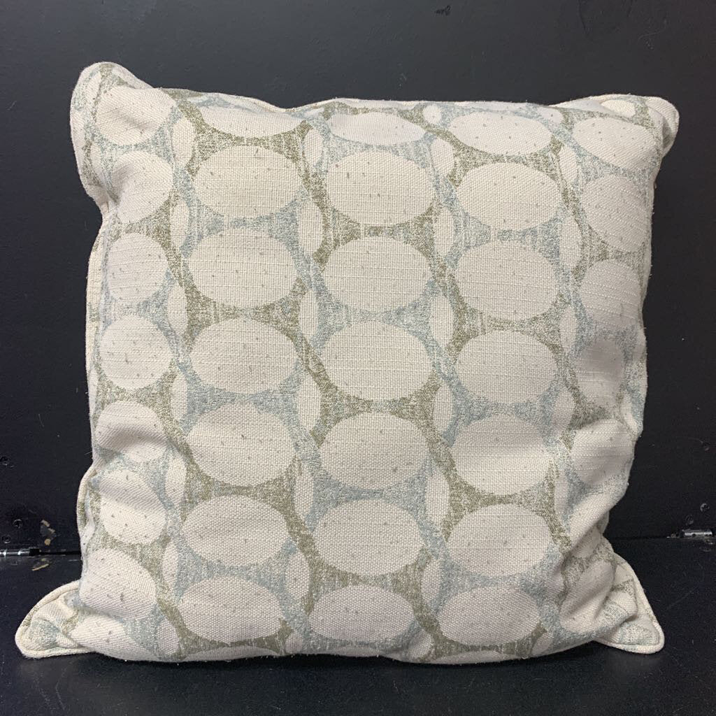 Oval Patterned Pillow