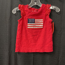 Load image into Gallery viewer, USA sequin flag top
