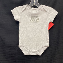 Load image into Gallery viewer, &quot;100% Organic baby&quot; Onesie (Rabbit &amp; Bear)
