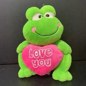 "Love You" Valentine's Day Frog Plush