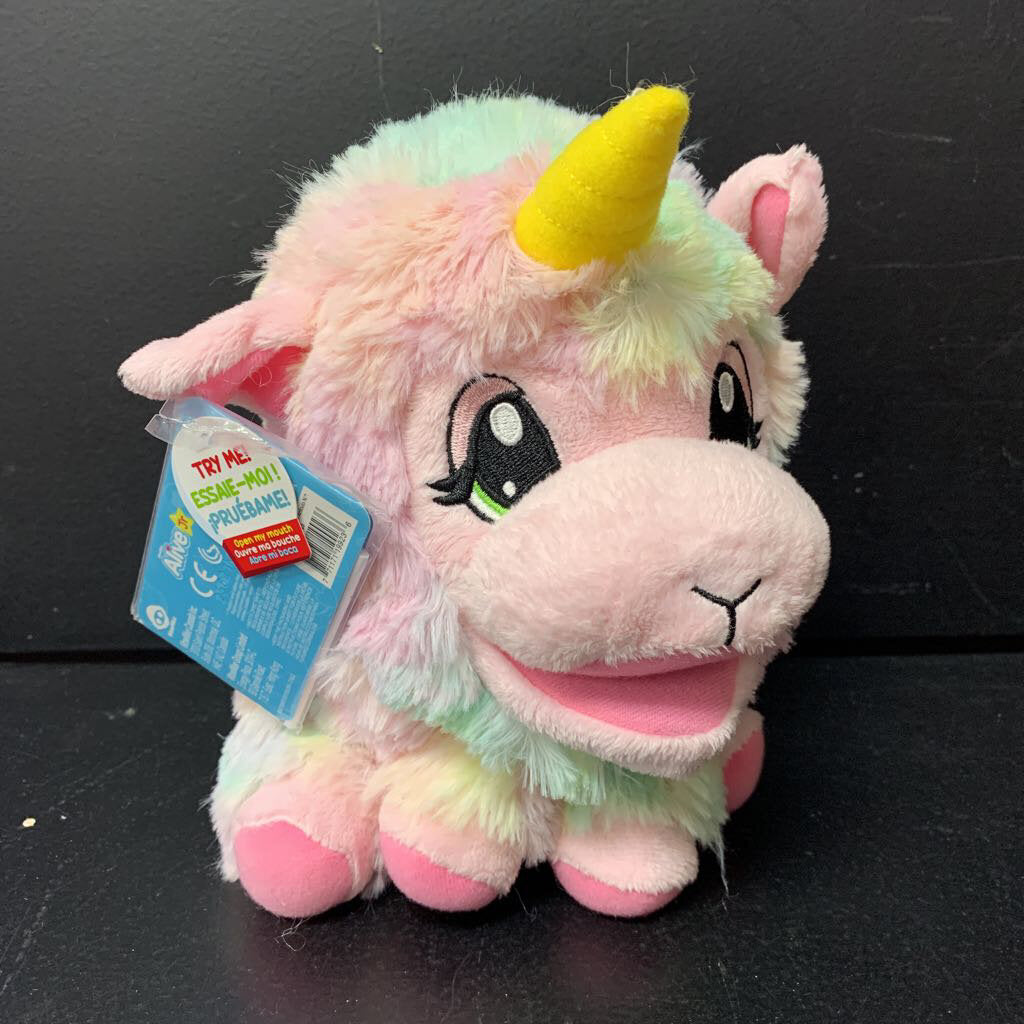 Play & Say Hand Puppet Lou Lou the Llamacorn Battery Operated
