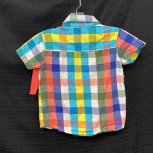 Load image into Gallery viewer, Plaid button down shirt
