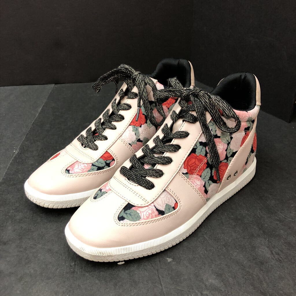 Womens Floral Sneakers
