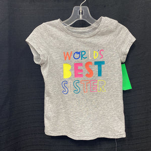 "World's Best Sister" Top