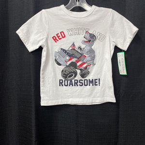 "Red white & Roarsome" USA Tshirt