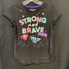 Load image into Gallery viewer, &quot;Strong and brave&quot; superhero top
