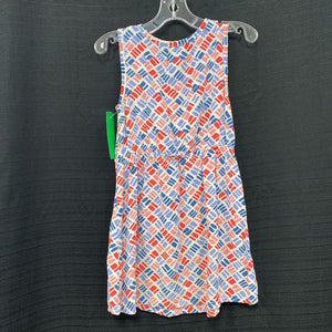 Rectangle pattern dress