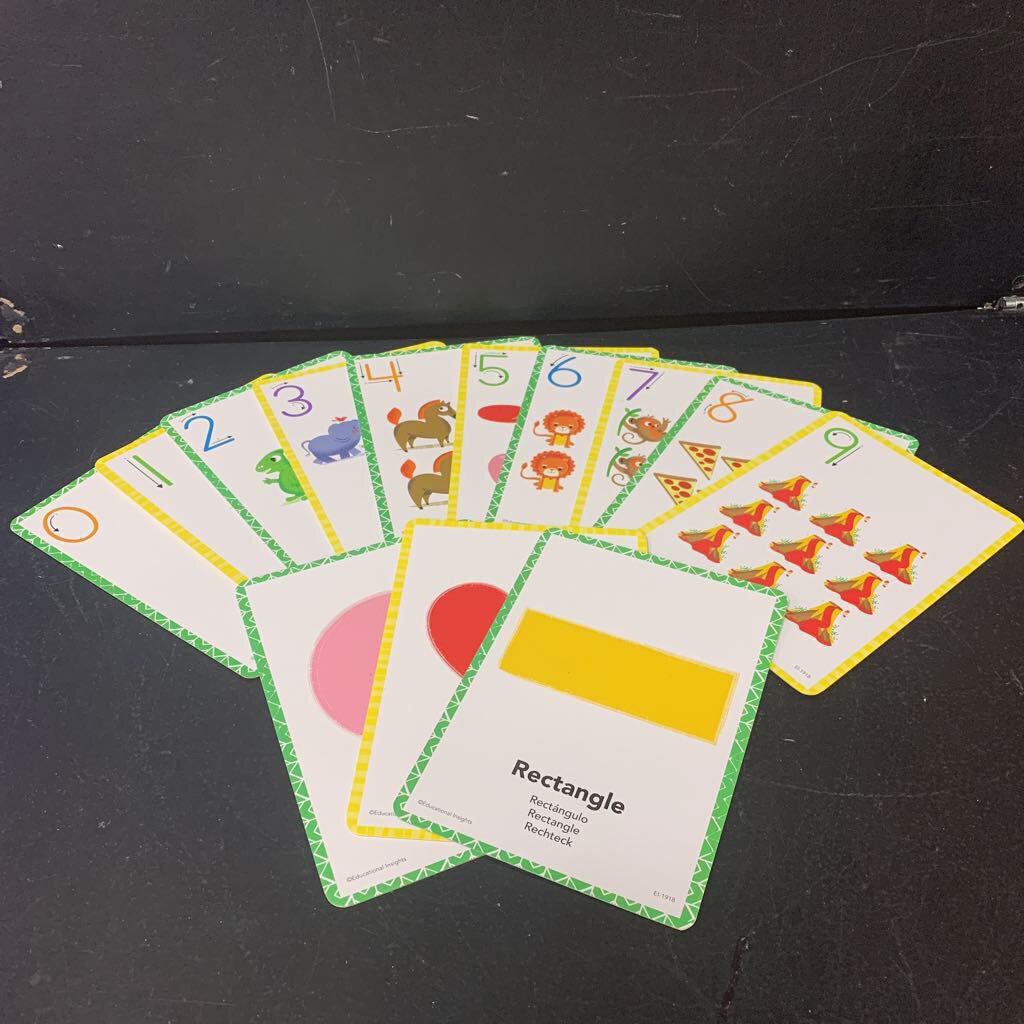 Number & Shape Flash Cards