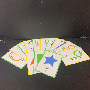 Number & Shape Flash Cards