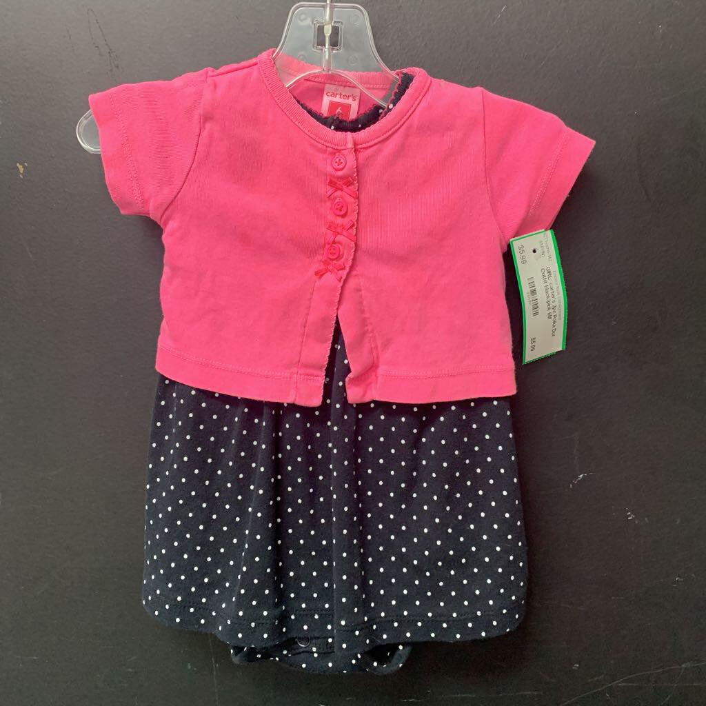 2pc Polka Dot Outfit