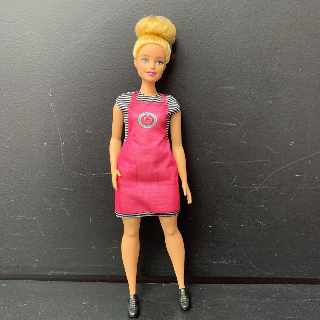 Coffee Shop Curvy Barista Doll